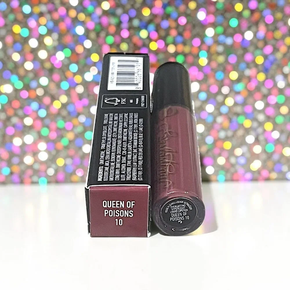 KVD Everlasting Hyperlight Liquid Lipstick in QUEEN OF POISONS NIB 0.051 fl Oz